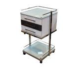 ترالی شیشه ای کمد و کشو ترکیبی PS-420 - تصویر 2