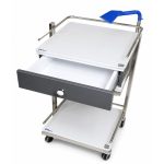 ترالی شیشه ای ECG + سه راهی ارت دار PS-210